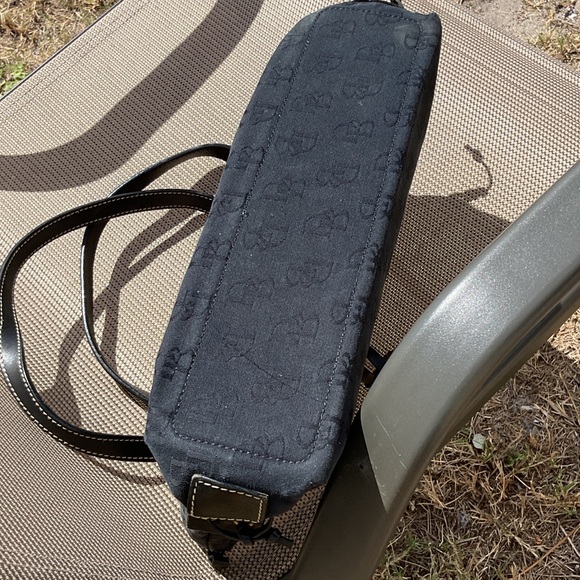 Dooney & Bourke Black Shoulder Bag with Gold Accents - Picture 5 of 7